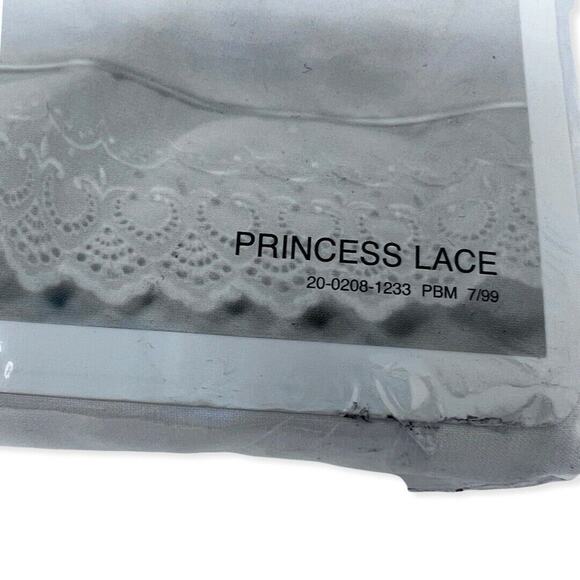Vintage Fieldcrest Cannon White Princess Lace King Size Flat Sheet - Picture 5 of 6